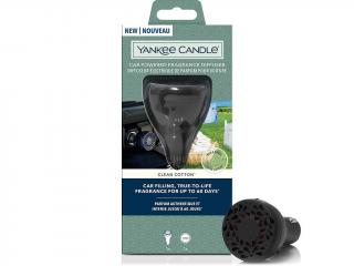 Yankee Candle – difuzér do zásuvky auta Clean Cotton (Čistá bavlna)
