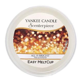 Yankee Candle – Easy MeltCup vonný vosk All Is Bright (Všechno jen září), 61 g