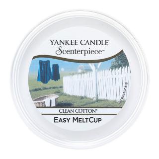 Yankee Candle – Easy MeltCup vonný vosk Clean Cotton (Čistá bavlna), 61 g