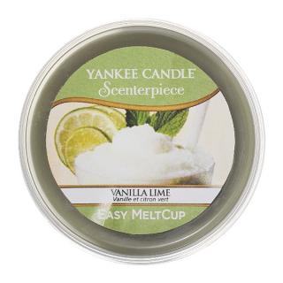 Yankee Candle – Easy MeltCup vonný vosk Vanilla Lime (Vanilka s limetkou), 61 g