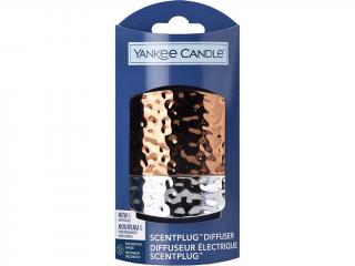 Yankee Candle – elektrický difuzér do zásuvky Hammered Copper & Silver (bez náplně)