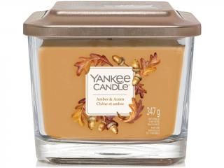 Yankee Candle – Elevation vonná svíčka Amber & Acorn (Ambra a žaludy), 347 g
