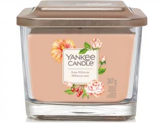 Yankee Candle – Elevation vonná svíčka Rose Hibiscus (Růže a ibišek), 347 g