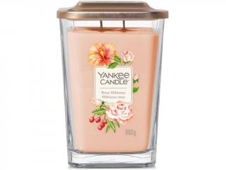Yankee Candle – Elevation vonná svíčka Rose Hibiscus (Růže a ibišek), 552 g