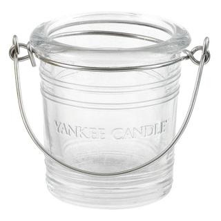 Yankee Candle – Glass Bucket svícen na votivní svíčku, čirý
