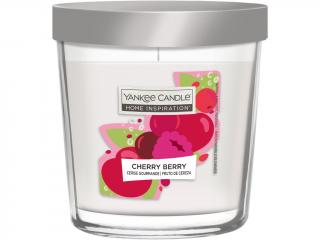 Yankee Candle – Home Inspiration svíčka Cherry Berry (Třešňový polibek), 200 g
