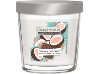 Yankee Candle – Home Inspiration svíčka Creamy Coconut (Lahodný kokos), 200 g