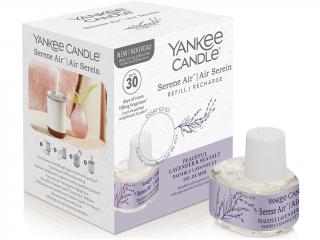 Yankee Candle – Serene Air™ náplň do difuzéru Peaceful Lavender & Sea Salt (Zklidňující levandule a mořská sůl), 17 ml