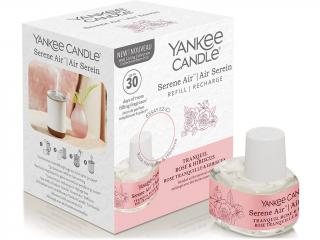 Yankee Candle – Serene Air™ náplň do difuzéru Tranquil Rose & Hibiscus (Tišící růže a ibišek), 17 ml