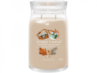 Yankee Candle – Signature svíčka Afternoon Scrapbooking (Odpoledne nad fotoalbem) Velikost: velká 567 g