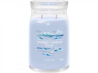 Yankee Candle – Signature svíčka Ocean Air (Oceánský vzduch) Velikost: velká 567 g