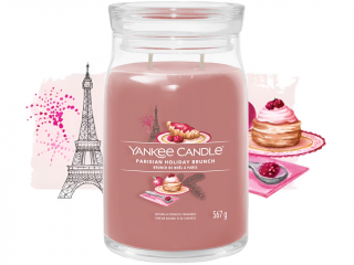 Yankee Candle – Signature svíčka Parisian Holiday Brunch (Vánoční brunch v Paříži) Velikost: velká 567 g