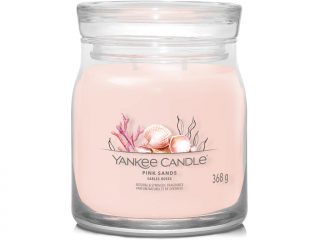 Yankee Candle – Signature svíčka Pink Sands (Růžové písky) Velikost: střední 368 g