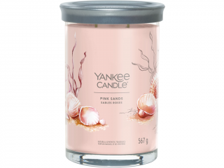 Yankee Candle – Signature Tumbler svíčka Pink Sands (Růžové písky) Velikost: velká 567 g