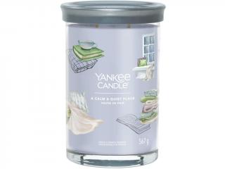 Yankee Candle – Signature Tumbler vonná svíčka A Calm & Quiet Place (Klidné a tiché místo) Velikost: velká 567 g