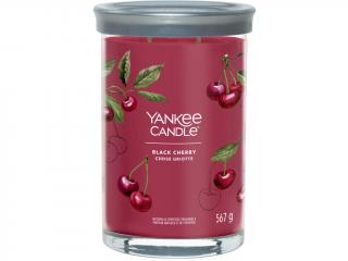 Yankee Candle – Signature Tumbler vonná svíčka Black Cherry (Zralé třešně) Velikost: velká 567 g