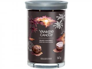 Yankee Candle – Signature Tumbler vonná svíčka Black Coconut (Černý kokos) Velikost: velká 567 g