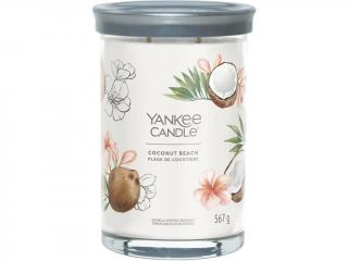 Yankee Candle – Signature Tumbler vonná svíčka Coconut Beach (Kokosová pláž) Velikost: velká 567 g