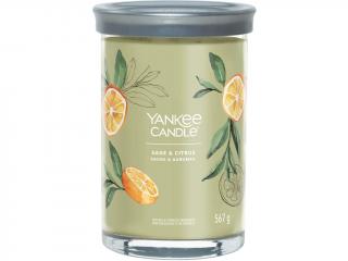 Yankee Candle – Signature Tumbler vonná svíčka Sage & Citrus (Šalvěj a citrus) Velikost: velká 567 g
