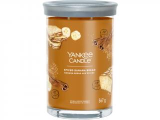 Yankee Candle – Signature Tumbler vonná svíčka Spiced Banana Bread (Banánový chlebíček s kořením) Velikost: velká 567 g