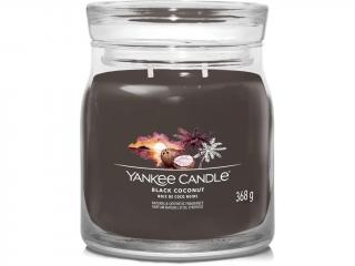 Yankee Candle – Signature vonná svíčka Black Coconut (Černý kokos) Velikost: střední 368 g