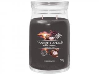 Yankee Candle – Signature vonná svíčka Black Coconut (Černý kokos) Velikost: velká 567 g