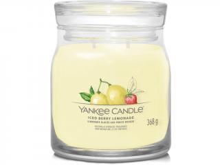 Yankee Candle – Signature vonná svíčka Iced Berry Lemonade (Ledová limonáda) Velikost: střední 368 g