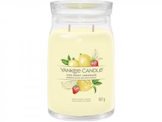 Yankee Candle – Signature vonná svíčka Iced Berry Lemonade (Ledová limonáda) Velikost: velká 567 g