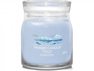 Yankee Candle – Signature vonná svíčka Ocean Air (Oceánský vzduch) Velikost: střední 368 g