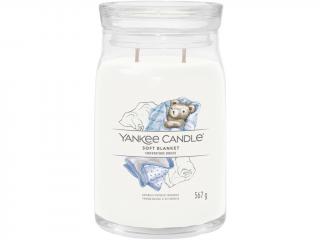 Yankee Candle – Signature vonná svíčka Soft Blanket (Jemná přikrývka) Velikost: velká 567 g