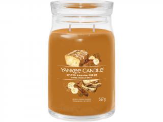 Yankee Candle – Signature vonná svíčka Spiced Banana Bread (Banánový chlebíček s kořením) Velikost: velká 567 g