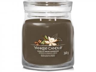 Yankee Candle – Signature vonná svíčka Vanilla Bean Espresso (Espresso s vanilkovým luskem) Velikost: střední 368 g