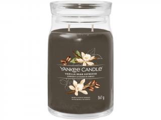 Yankee Candle – Signature vonná svíčka Vanilla Bean Espresso (Espresso s vanilkovým luskem) Velikost: velká 567 g