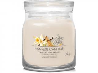Yankee Candle – Signature vonná svíčka Vanilla Creme Brulee (Vanilkový krém) Velikost: střední 368 g