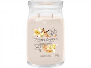 Yankee Candle – Signature vonná svíčka Vanilla Creme Brulee (Vanilkový krém) Velikost: velká 567 g