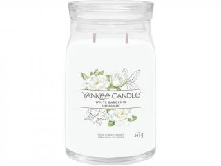 Yankee Candle – Signature vonná svíčka White Gardenia (Bílá gardénie) Velikost: velká 567 g