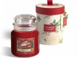 Yankee Candle – vánoční dárková sada vonná svíčka Unwrap The Magic (Rozbalte kouzlo), 411 g