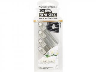Yankee Candle – Vent Sticks vonné kolíčky Fluffy Towels (Nadýchané osušky), 4 ks