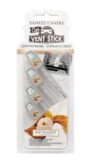 Yankee Candle – Vent Sticks vonné kolíčky Soft Blanket, 4 ks