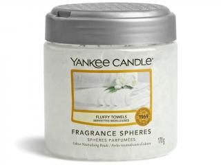 Yankee Candle – vonné perly Fluffy Towels (Nadýchané osušky), 170 g