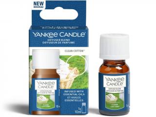 Yankee Candle – vonný olej Clean Cotton (Čistá bavlna), 10 ml