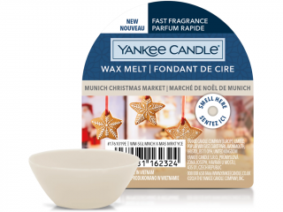 Yankee Candle – vonný vosk Munich Christmas Market (Vánoční trh v Mnichově), 22 g