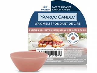 Yankee Candle – vonný vosk Parisian Holiday Brunch (Vánoční brunch v Paříži), 22 g
