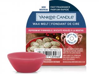 Yankee Candle – vonný vosk Peppermint Pinwheels (Mátové sušenky), 22 g