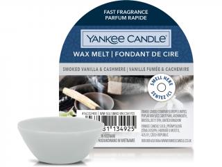 Yankee Candle – vonný vosk Smoked Vanilla & Cashmere (Kouřová vanilka a kašmír), 22 g