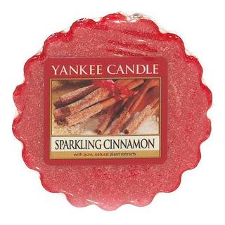 Yankee Candle – vonný vosk Sparkling Cinnamon, 22 g
