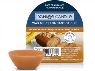 Yankee Candle – vonný vosk Spiced Banana Bread (Banánový chlebíček s kořením), 22 g