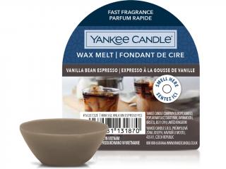 Yankee Candle – vonný vosk Vanilla Bean Espresso (Espresso s vanilkovým luskem), 22 g