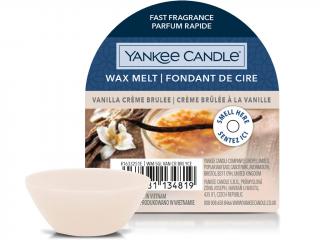 Yankee Candle – vonný vosk Vanilla Creme Brulee (Vanilkový krém), 22 g