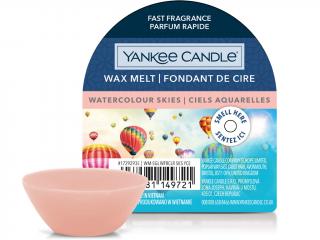 Yankee Candle – vonný vosk Watercolour Skies (Akvarelová obloha), 22 g